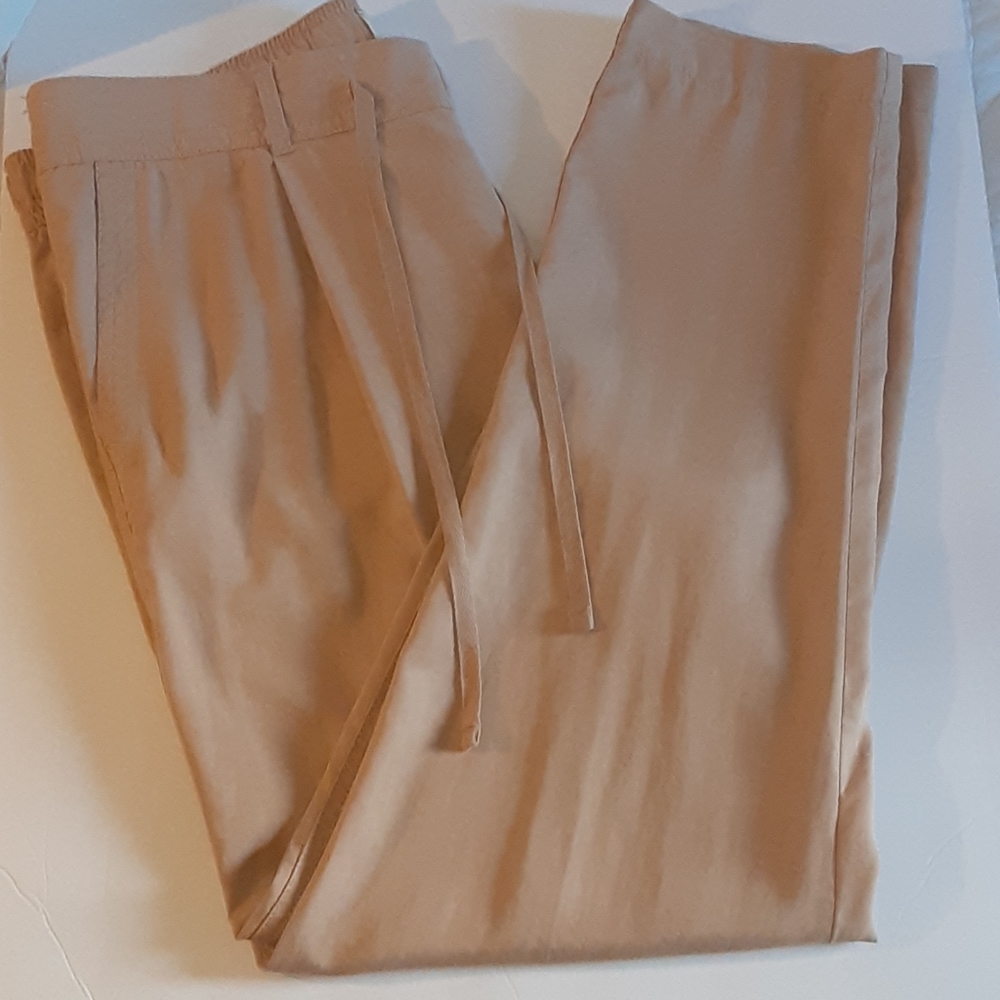 NUDE Peach Pant Lou & Gray Lycocell silky Size Medium